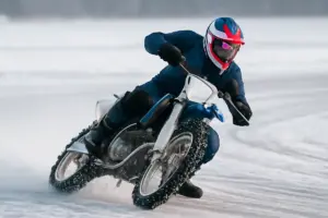 Moto sul ghiaccio: storia delle spike-tires e delle gare più leggendarie