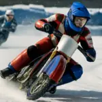 Come si svolge una gara di moto speedway sul ghiaccio? Scopri la tecnica che fa la differenza
