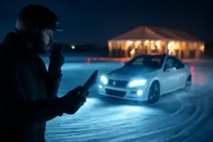 Ice drift notturno: il segreto per divertirsi in sicurezza agli eventi esclusivi