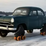 Motori e pattini: la storia dei veicoli ibridi sulle piste gelate