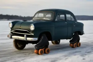 Motori e pattini: la storia dei veicoli ibridi sulle piste gelate