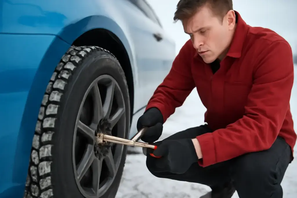 Serraggio bulloni ruota sulle auto da ghiaccio: l’errore banale che può rovinare la corsa