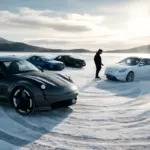 Raduni invernali per supercar elettriche su ghiaccio: solo qui puoi provare emozioni nuove
