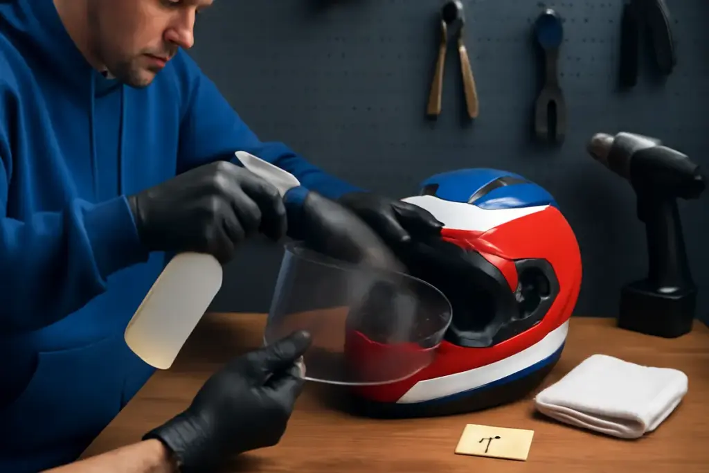 Come si realizza una visiera antiappannamento per piloti di sport su ghiaccio? Il metodo approvato dai professionisti