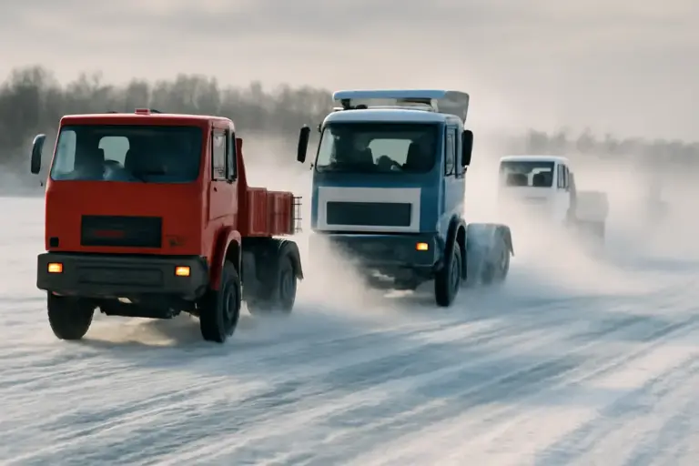 Gare tra camion su ghiaccio: follia o spettacolo unico nel motorsport?