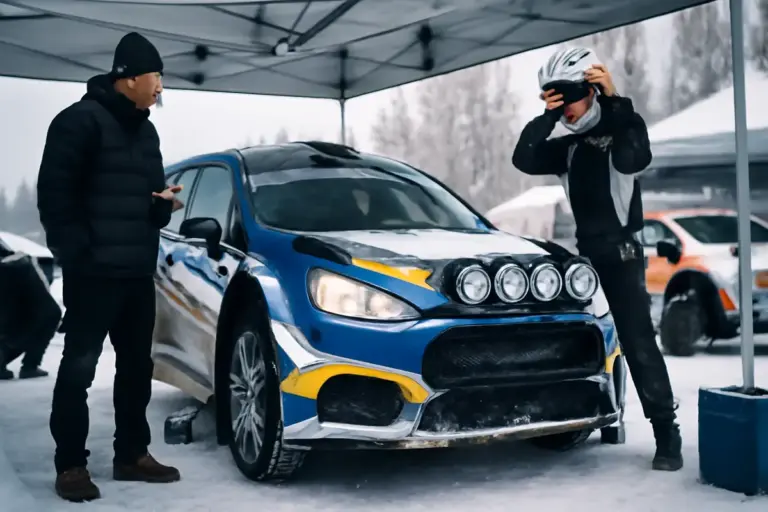 Finali dei campionati di snow rally: cosa succede dietro le quinte prima della partenza