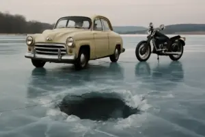 Auto e moto vintage su laghi ghiacciati: i rischi nascosti che pochi conoscono